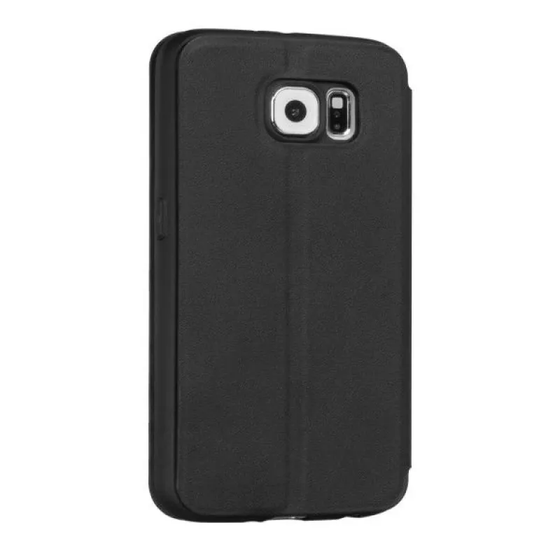Hoco Juice Series Nappa Flip Case, skirtas Samsung Galaxy Note 5, juodas