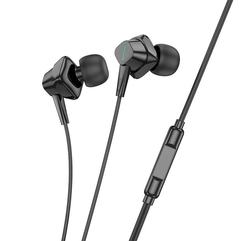 Hoco M113 Skaidrūs universalūs skaitmeniniai ausinukai su mikrofonu, skirti iPhone/iPad (Lightning)