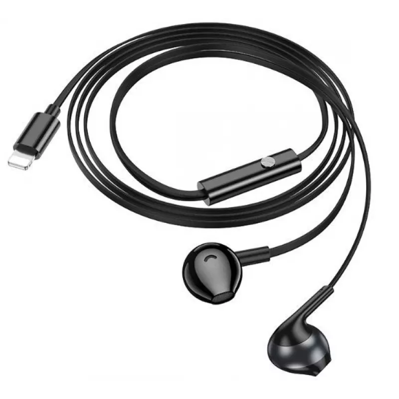 Hoco M115 Sagacious Universal Earphones with Microphone, Black