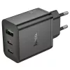 Hoco N50 Scenery PD45W (2C1A) Charger EU Plug Black
