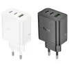 Hoco N51 Scenery PD65W (2C1A) GaN Charger EU Plug White