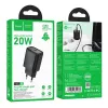 Hoco N60 Gentle Single Port PD20W Charger (EU) Black