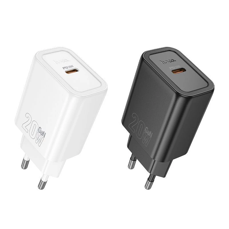 Hoco N60 Gentle Single Port PD20W Charger (EU) White