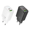 Hoco N61 Gentle PD20W+QC3.0 Įkroviklis (ES) Juodas