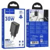 Hoco N63 Gentle PD30W+QC3.0 Įkroviklis (ES) Juodas