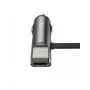 Hoco Universal UCL01 Daugiafunkcinis Apple + Micro USB laidas, pilkas, 1,2 m