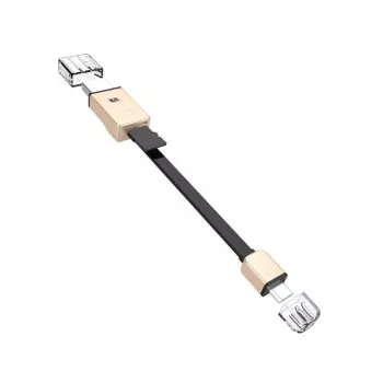 Hoco Universal UPM06 Triple Reader Micro USB OTG Hub kortelių skaitytuvas - auksinis