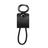 Hoco UPL19 Key Chain Portable Charge Cable for Apple iPhone, Lightning, Black, 0.15 m