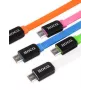 Hoco UPM02 Colorful Micro USB laidas rožinis 1m