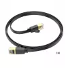 HOCO US07 General Pure Copper Flat Network Cable (1m) Black