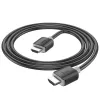 Hoco US08 HDMI 2.0 laidas 2m Juodas 4K HDR 18Gbps Kištukas į Kištuką