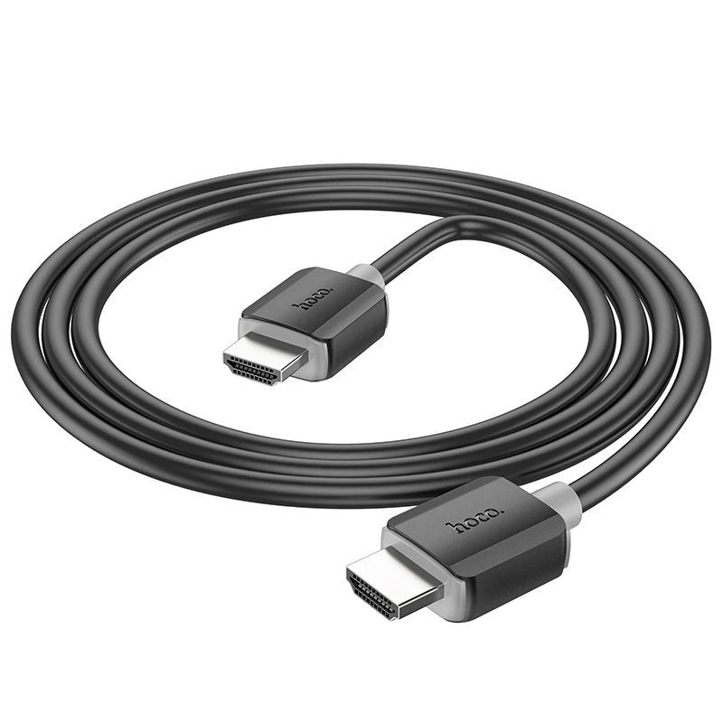 Hoco US08 HDMI 2.0 laidas 2m Juodas 4K HDR 18Gbps Kištukas į Kištuką