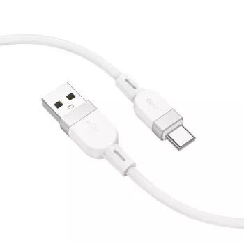 Hoco X109 Energy Silicone Charging Data Cable Type-C (L=1M) White