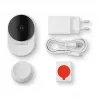Homematic IP Indoor Camera basic (HmIP-CI-B) – 3 MP Wi-Fi Security Camera, White/Black