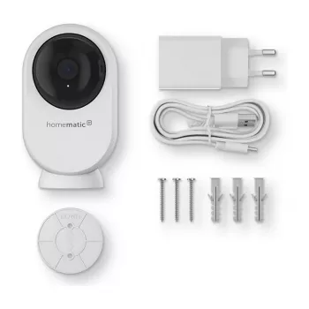 Homematic IP Indoor Camera plus (HmIP-CI-PL) - 4MP WLAN apsaugos kamera, balta