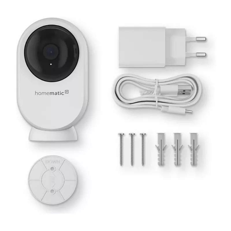 Homematic IP Indoor Camera plus (HmIP-CI-PL) - 4MP WLAN apsaugos kamera, balta