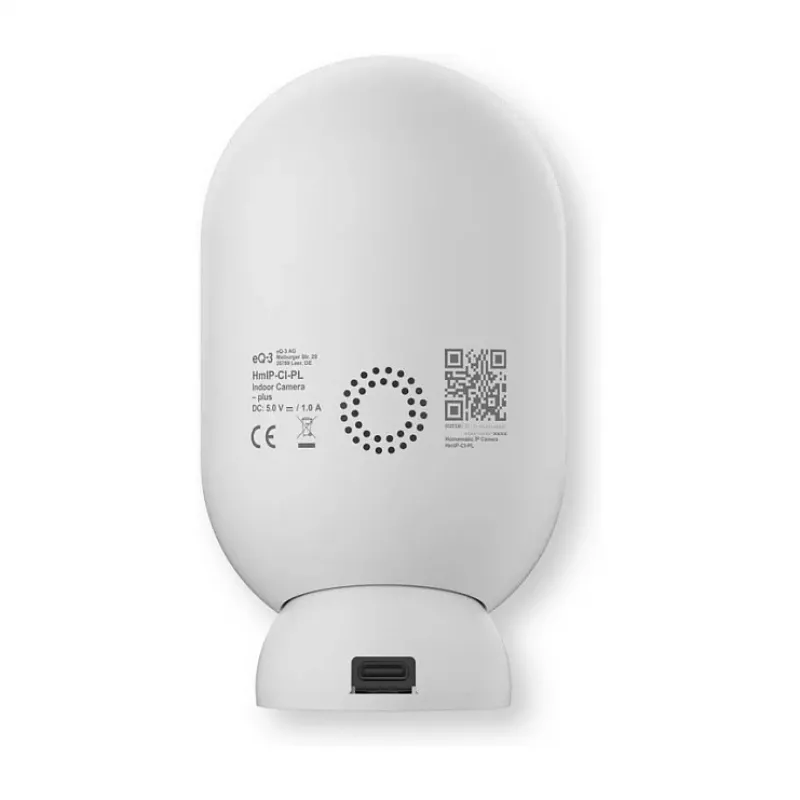 Homematic IP Indoor Camera plus (HmIP-CI-PL) - 4MP WLAN apsaugos kamera, balta