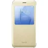 HONOR 8 Smart Cover Gold - Atverčiamas dėklas su išmaniuoju langu