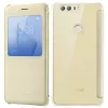 HONOR 8 Smart Cover Gold - Atverčiamas dėklas su išmaniuoju langu