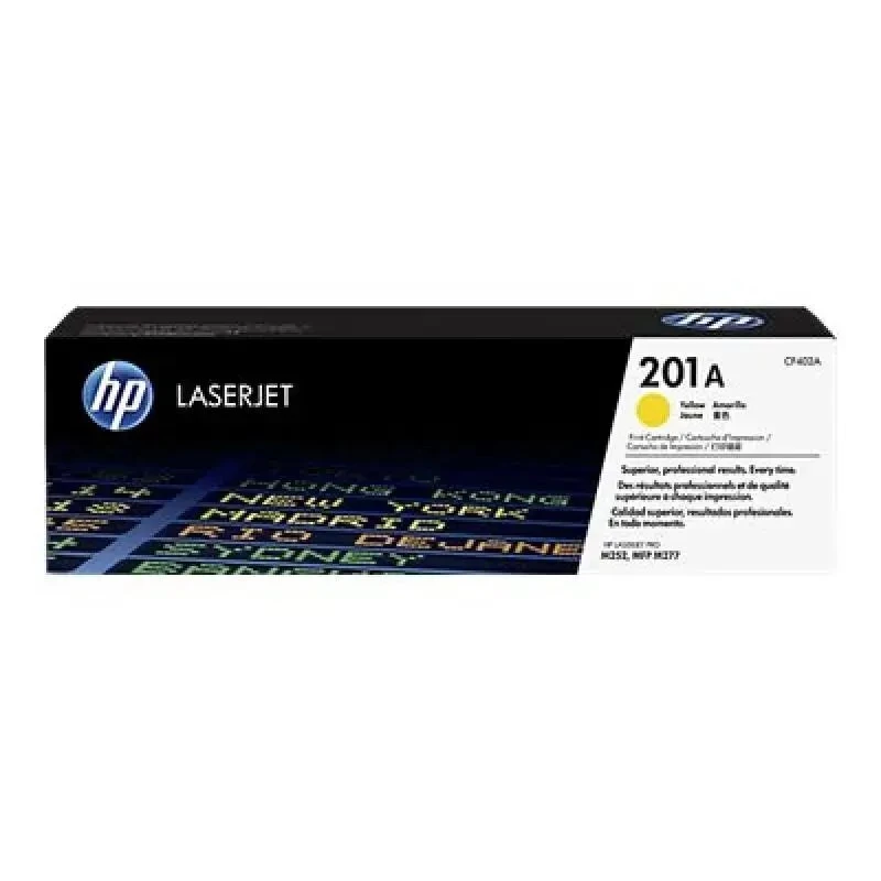 HP 201A geltonas originalus LaserJet tonerio kasetė (CF402A) – 1 400 puslapių