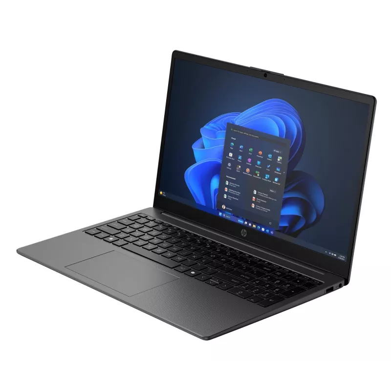 HP 250 G10 Notebook PC, Intel Core 5-120U, 15.6 colio FHD, 8GB RAM, 512GB SSD, FreeDOS, tamsiai pilka