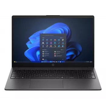 HP 250 G10 Notebook PC, Intel Core 5-120U, 15.6 colio FHD, 8GB RAM, 512GB SSD, FreeDOS, tamsiai pilka