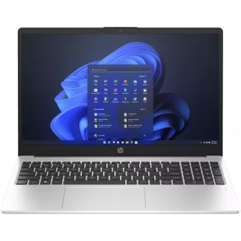 HP 255 G10 nešiojamas kompiuteris, AMD Ryzen 3 7320U, 8 GB RAM, 512 GB SSD, 15,6 inch FHD, Windows 11 Home, sidabrinis