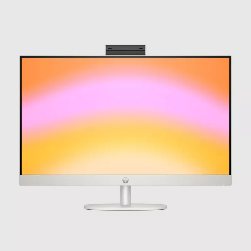 HP 27-cr0232nw All-in-One PC, AMD Ryzen 5 7520U, 27 inch Full HD, 16 GB LPDDR5, 512 GB SSD, Windows 11 Home, Wi-Fi 6, White