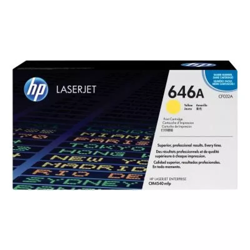 HP 646A geltonos spalvos tonerių kasetė (CF032A) – standartinė išeiga