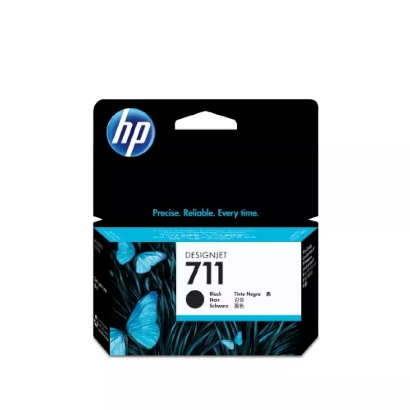 HP 711 38 ml juodos spalvos kasetė