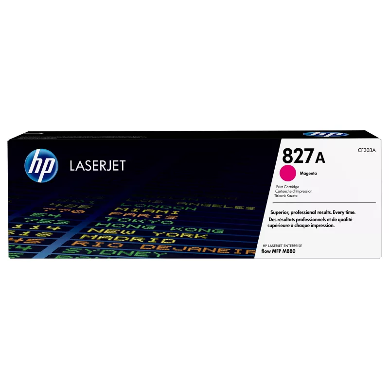 HP 827A Magenta LaserJet Toner Cartridge (CF303A)
