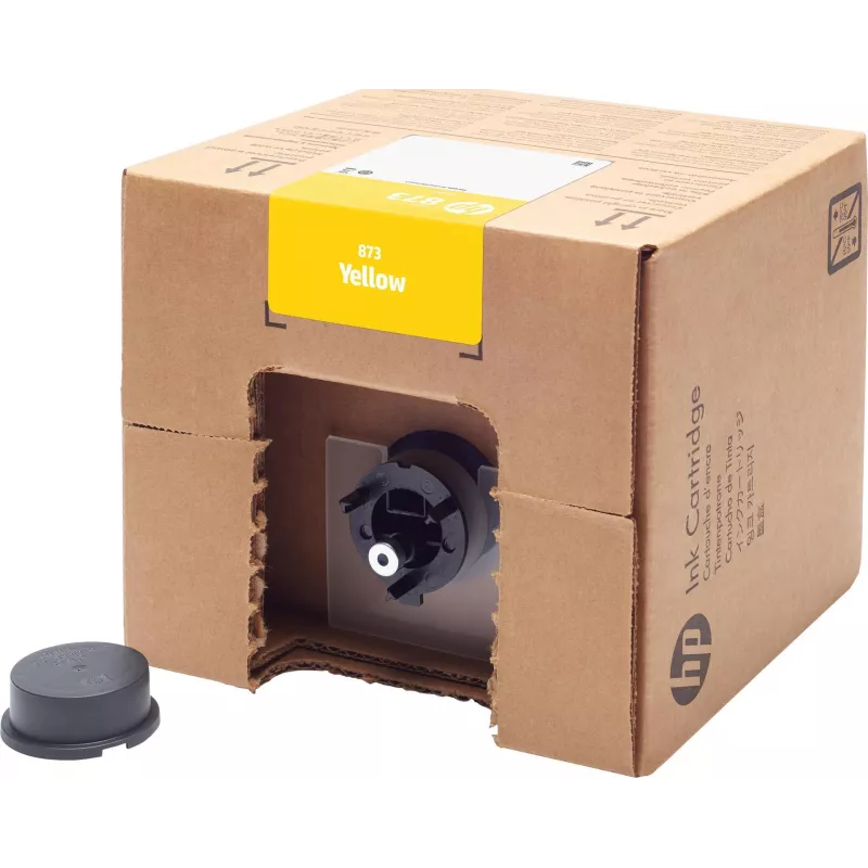 HP 873 Original Latex Ink Cartridge - 3 Litre - Yellow - for HP Latex 800, 800 W