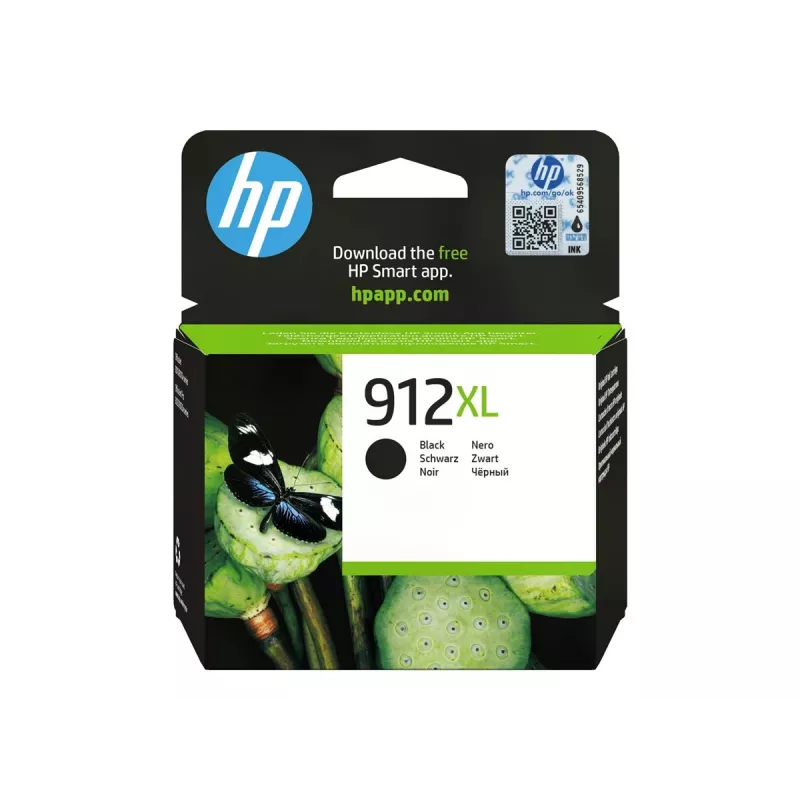 HP 912XL didelio našumo juoda originali rašalo kasetė