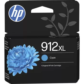 HP 912XL High Yield Cyan Original Ink Cartridge (8.5 ml, 700 Pages) - 3YL81AE#LS1