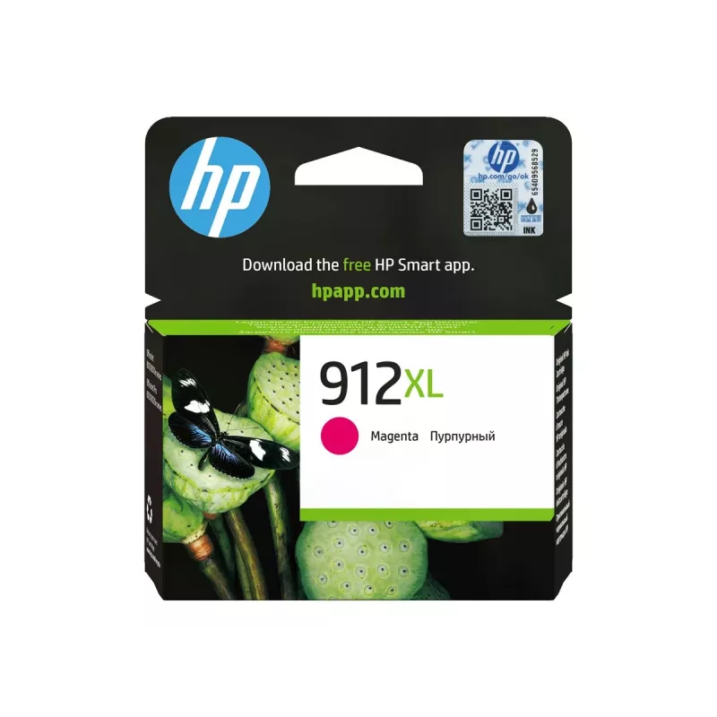 HP 912XL didelės talpos purpurinė originali rašalo kasetė - 825 puslapiai