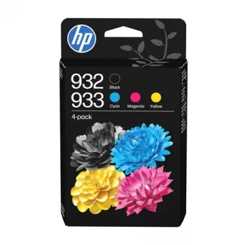 HP 932/933 Combo Pack - 4 rinkinys - juoda, geltona, žydra, rausvai raudona - Original - Officejet - Rašalo kasetė - skirta Officejet 6100, 6600 H711a, 6700, 7110, 7610