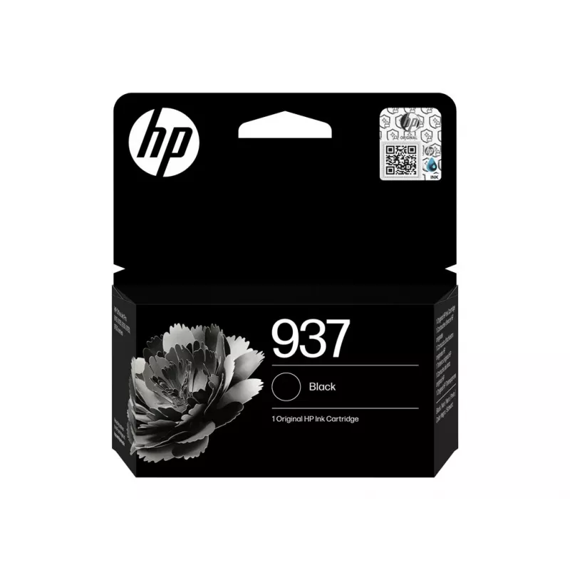HP 937 Original juodos rašalo kasetė (4S6W5NE#30B)