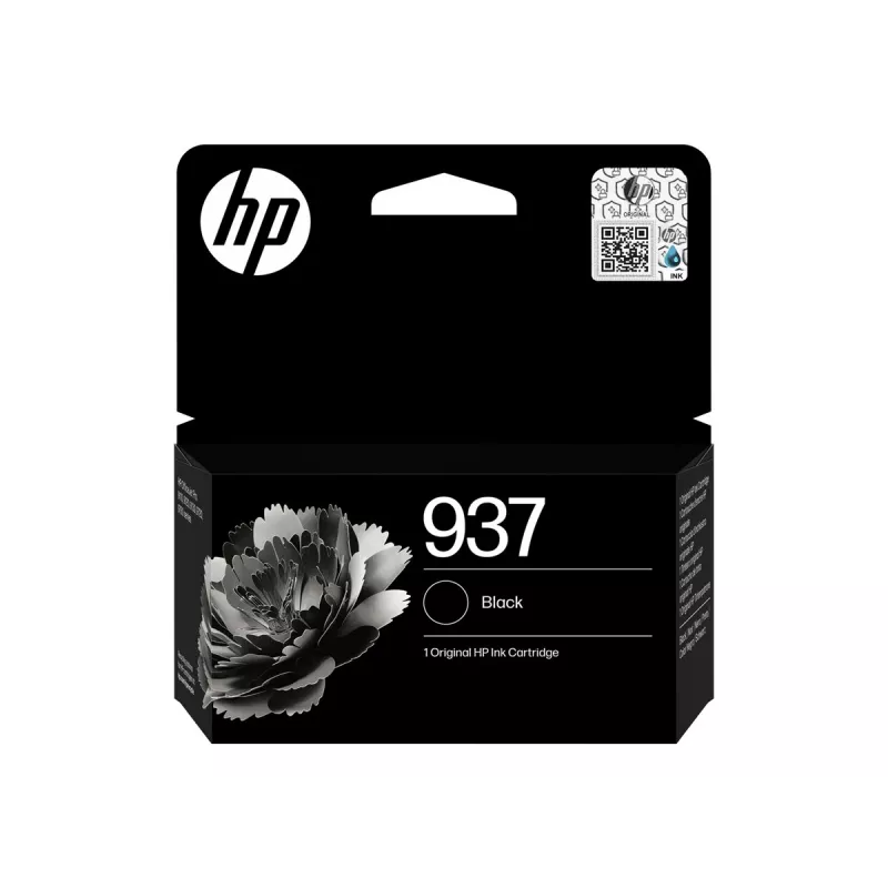 HP 937 Original juodos rašalo kasetė (4S6W5NE#30B)
