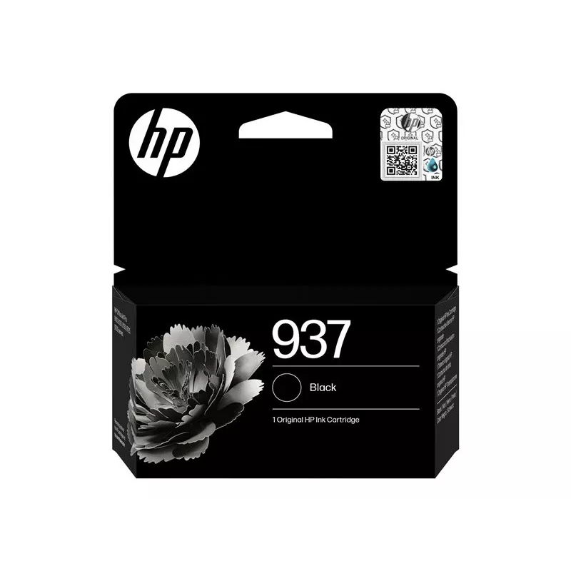 HP 937 Original juodos rašalo kasetė (4S6W5NE#30B)