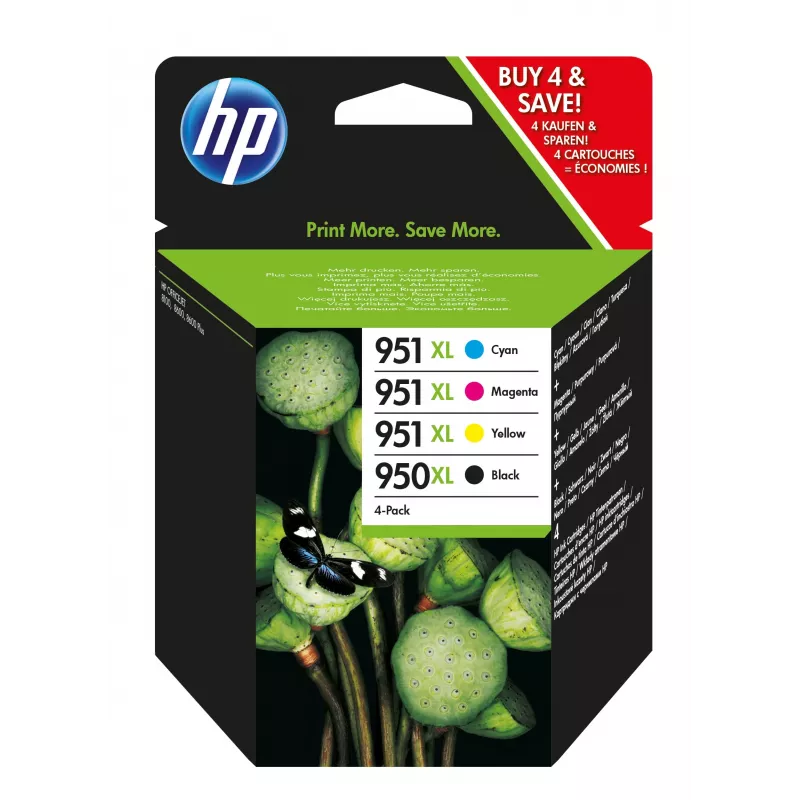 HP 950XL/951XL Combo Pack - 4 vnt. - Didelės išeigos