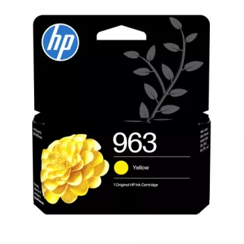HP 963 Yellow Original Ink Cartridge (700 Pages) - 3JA27AE