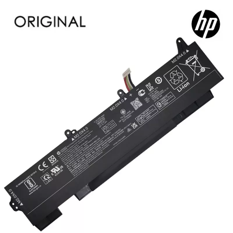 HP CC03XL Type2 Originali nešiojamojo kompiuterio baterija, 4610mAh, 4 celių Li-ion, 15.4V, 70.9Wh, juoda