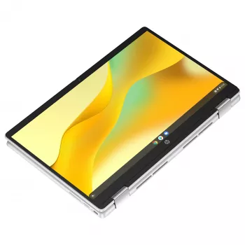 HP Chromebook x360 14b-cd0420ngx - 14 inch FHD IPS Touchscreen Convertible - Intel N200 - 8GB RAM - 128GB UFS - Chrome OS - sidabrinis