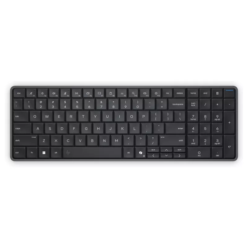 HP EliteBoard G1a Next Gen AI PC - AMD Ryzen 7 PRO 350, 32GB RAM, 1TB SSD, Windows 11 Pro, Wi-Fi 7, juoda