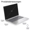 HP EliteBook 6 G2i Notebook AI - Intel Core 7 350 / 1.5 GHz - 32 GB RAM - 1 TB SSD - 14 colio WUXGA IPS - Windows 11 Pro - Wi-Fi 7 - sidabrinis