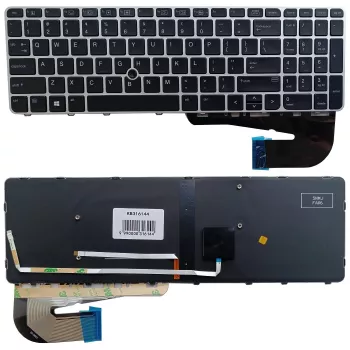 HP EliteBook 850 G3 / ZBook 15u G3 klaviatūra su apšvietimu ir TrackPoint