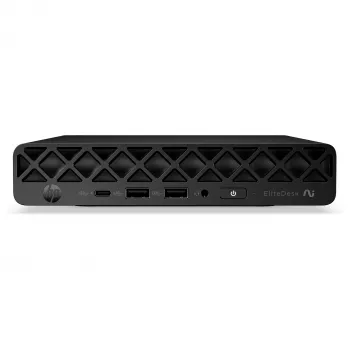 HP EliteDesk 8 Mini G2a Mini kompiuteris, AMD Ryzen AI 5 435, 16GB RAM, 512GB SSD, Windows 11 Pro, juoda