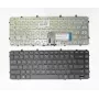 HP Envy 4-1000 serijos pakaitinė klaviatūra - Nordic išdėstymas, apšviesta, juoda, su rėmeliu