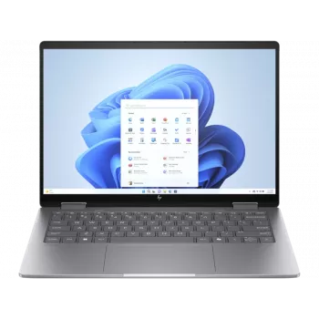 HP Envy x360 14-fc0775ng 2-in-1 nešiojamas kompiuteris, Intel Core Ultra 7 155U, 16 GB RAM, 1 TB SSD, 14.0 inch WUXGA jutiklinis ekranas, Windows 11 Home, Meteorite Grey