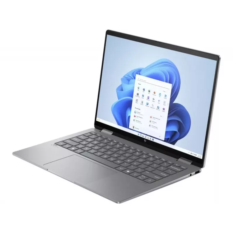 HP Envy x360 14-fc0789nz 2-in-1 nešiojamas kompiuteris | Intel Core Ultra 7 | 14 inch 2.8K OLED Touch | 32GB RAM | 1TB SSD | Windows 11 Home | Natural Silver